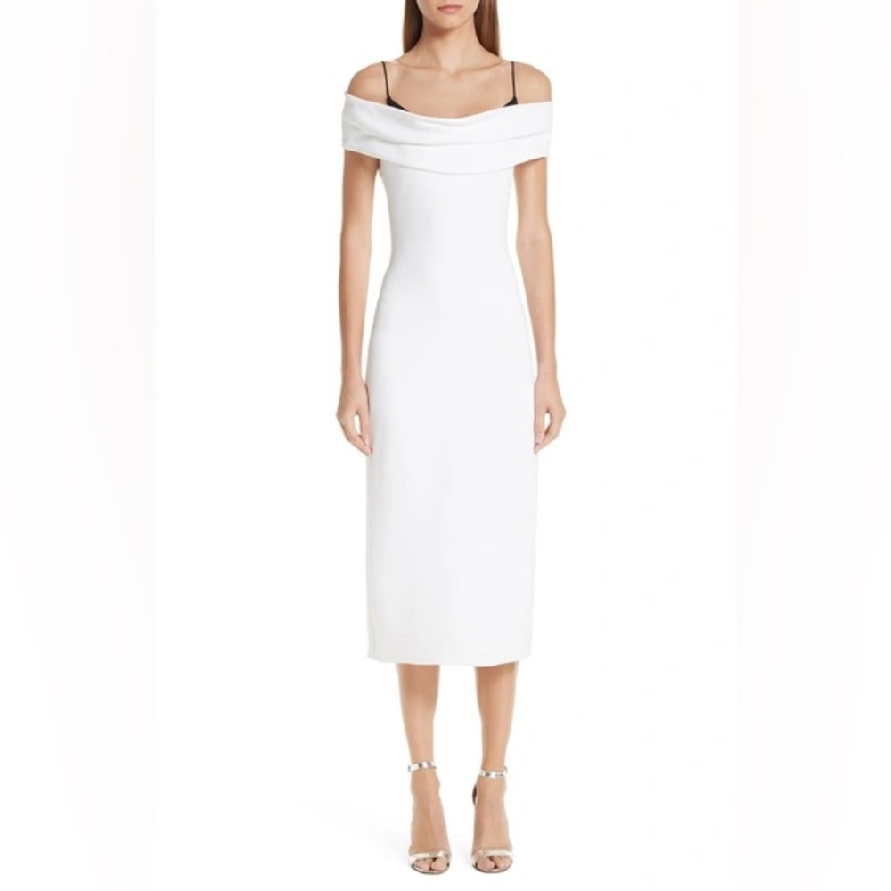 CUSHNIE Layered Off the Shoulder Dress ❤️NWT❤️
